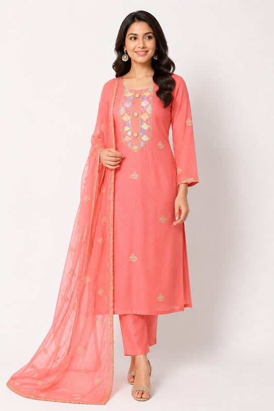 Ethnic Printed Kurta Set for Women