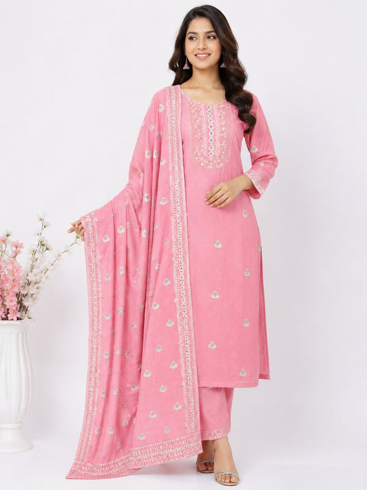 Ethnic Printed Kurta Set for Women