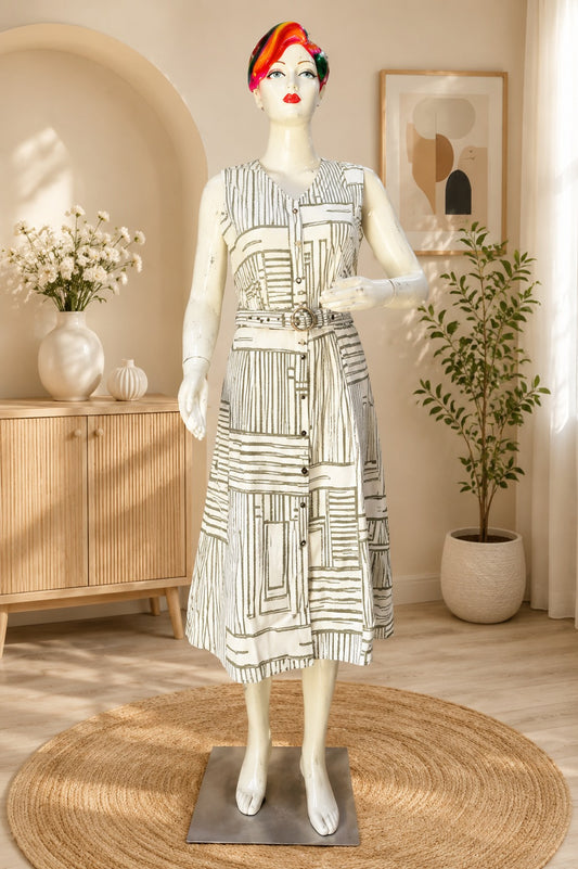 Sleeveless Midi Dress