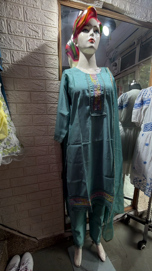 Party Wear Suit Set with Designer Dupatta