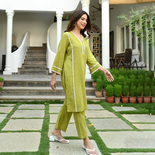 Cotton Georgia Kurta Set